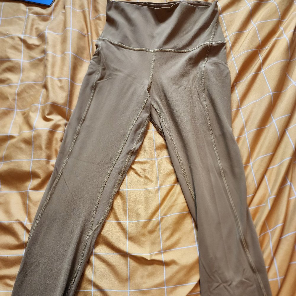 Golden Yellow/ Mustard Yellow Lululemon Align with Pockets (25 inch) size 6